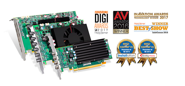 Award-winning Matrox C-Series graphics cards