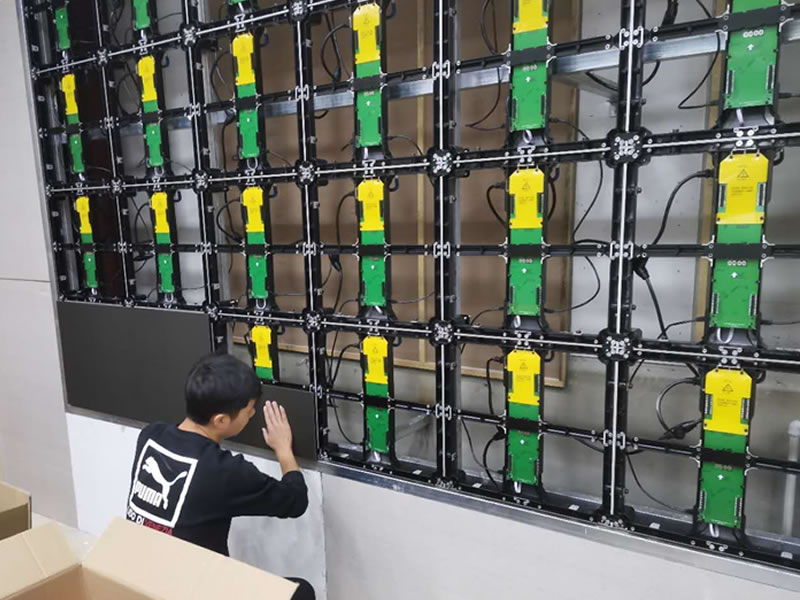 甘肃省某市自然资源局会议室小间距LED安装项目